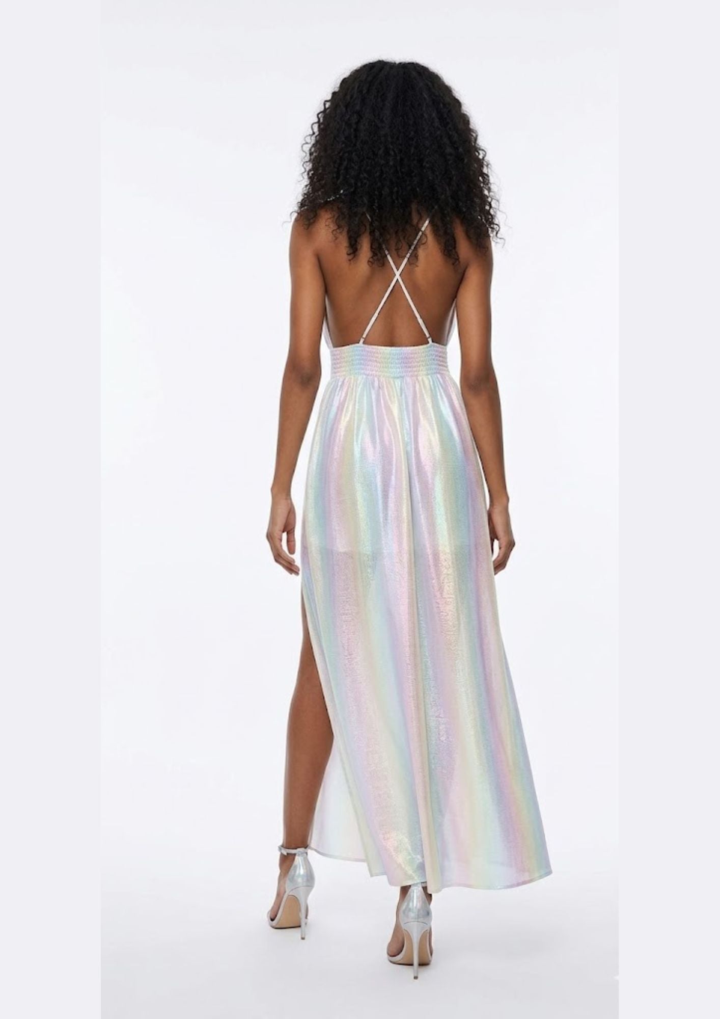 AMORE 26104 - Maxi Dress (Iridescent Polyester)