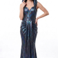 AMORE 26110 - Maxi Dress (Iridescent Polyester)