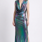AMORE 26108 - Maxi Dress (Iridescent Polyester)