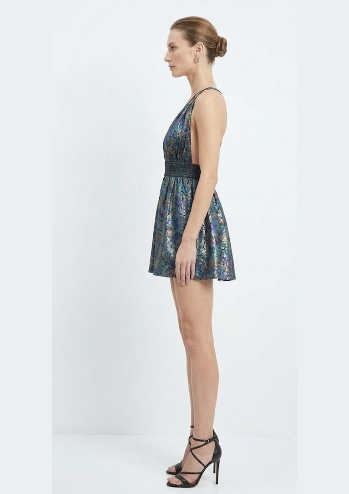 AMORE 26103 - Mini Dress (Iridescent Polyester)