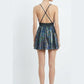 AMORE 26103 - Mini Dress (Iridescent Polyester)