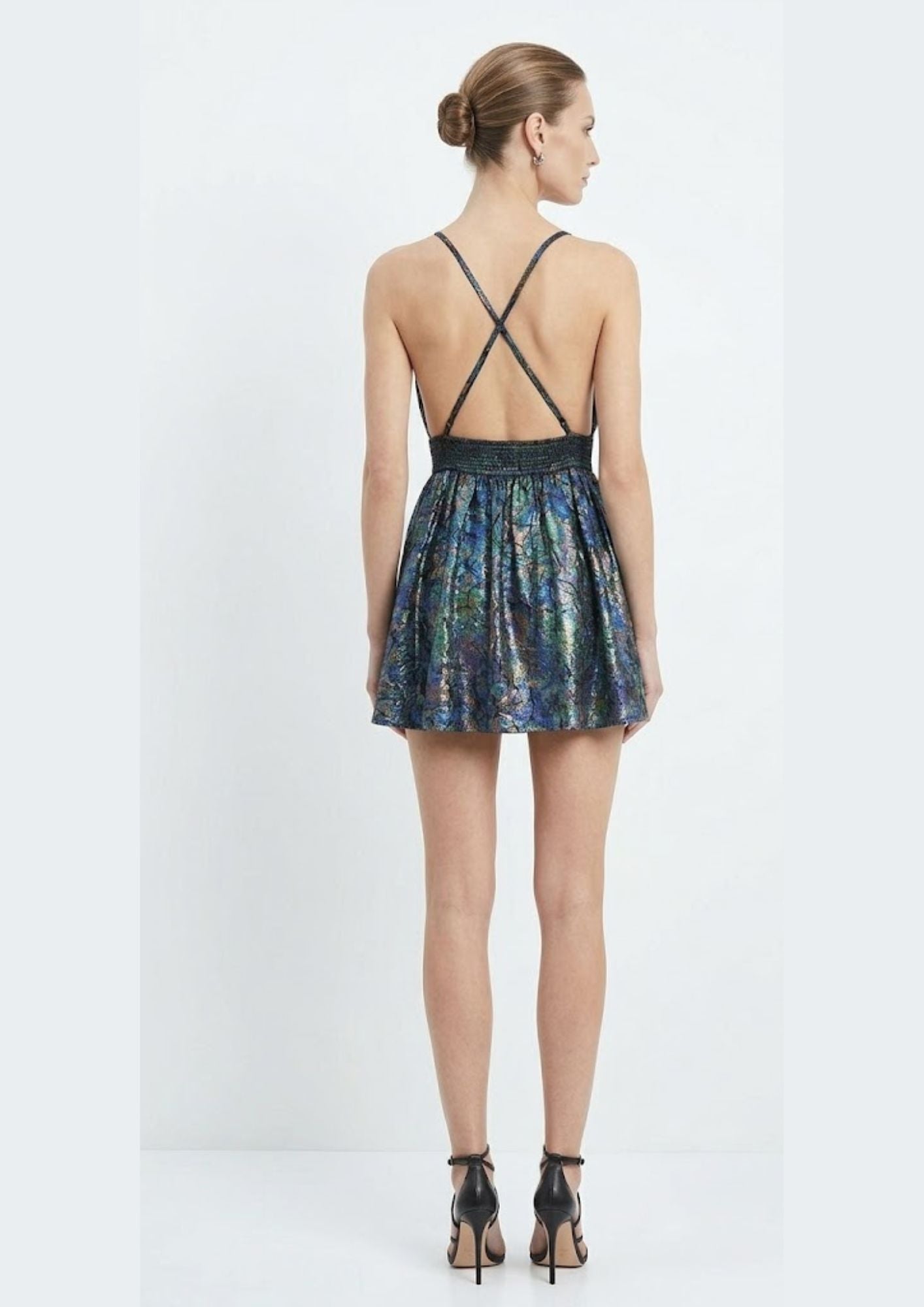 AMORE 26103 - Mini Dress (Iridescent Polyester)