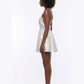 AMORE 26103 - Mini Dress (Iridescent Polyester)