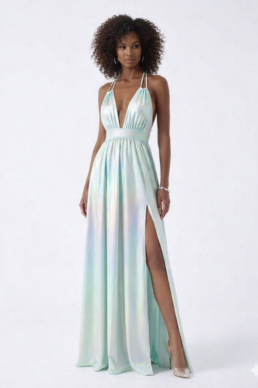AMORE 26104 - Maxi Dress (Iridescent Polyester)