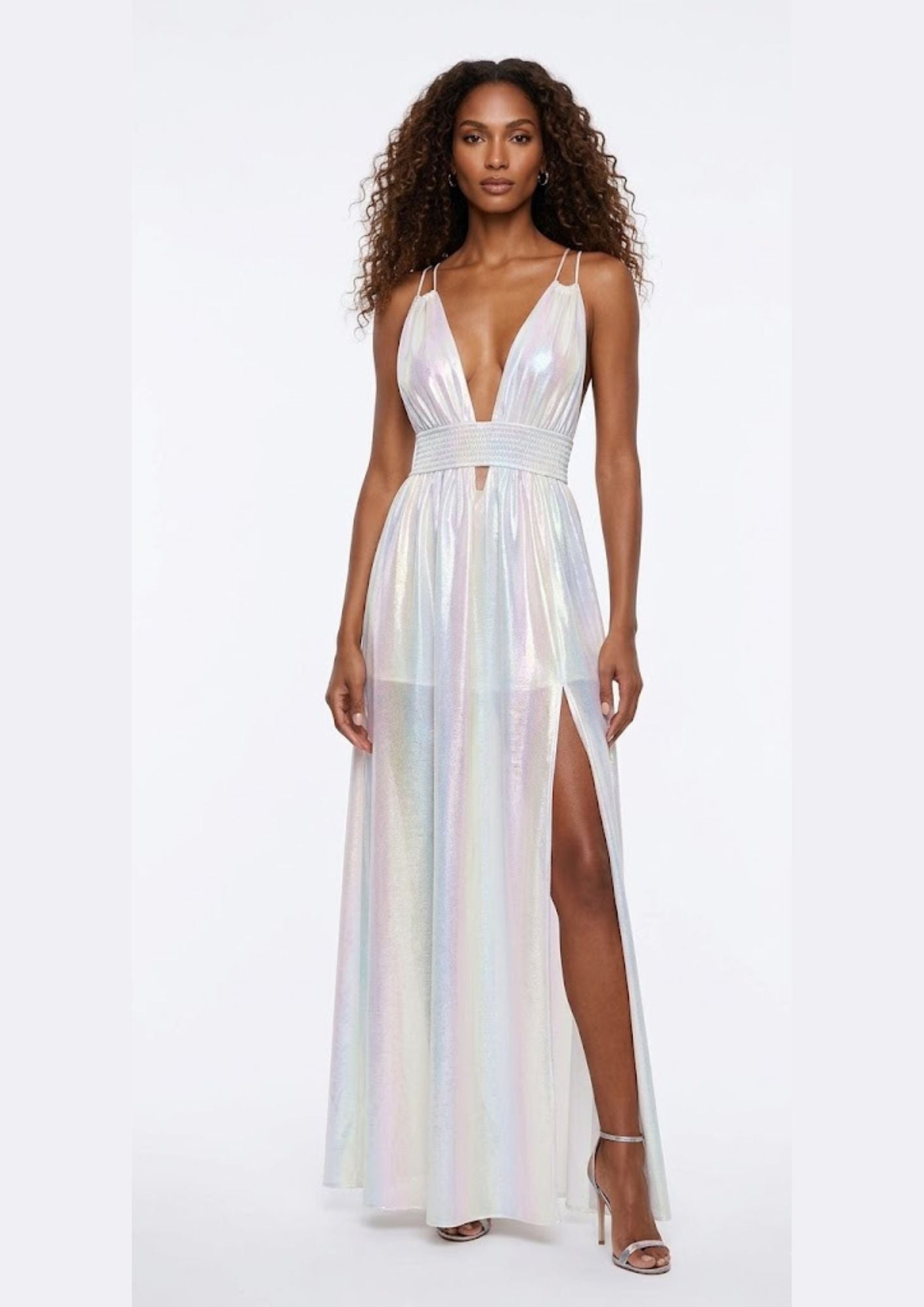 AMORE 26104 - Maxi Dress (Iridescent Polyester)