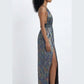 AMORE 26104 - Maxi Dress (Iridescent Polyester)
