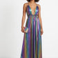 AMORE 26104 - Maxi Dress (Iridescent Polyester)