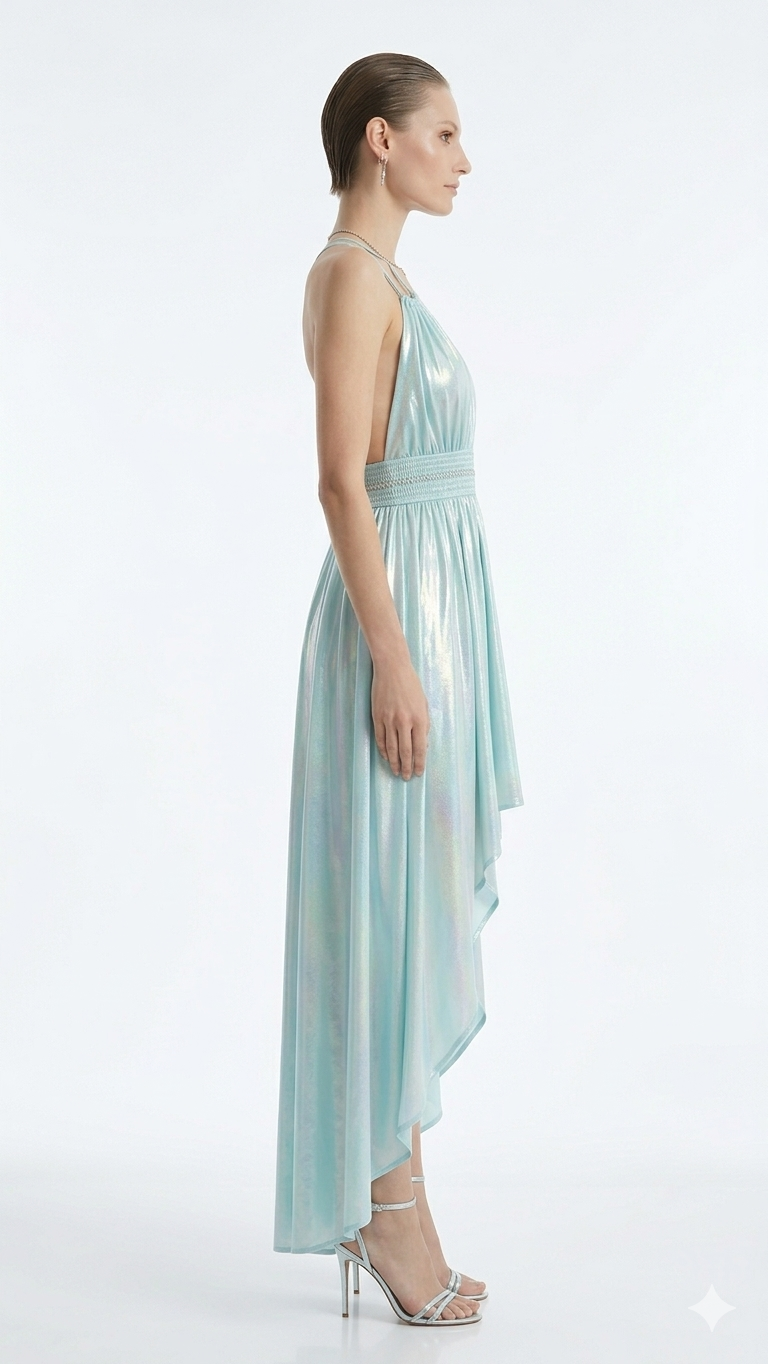 AMORE 26105 - Maxi Dress (Iridescent Polyester)