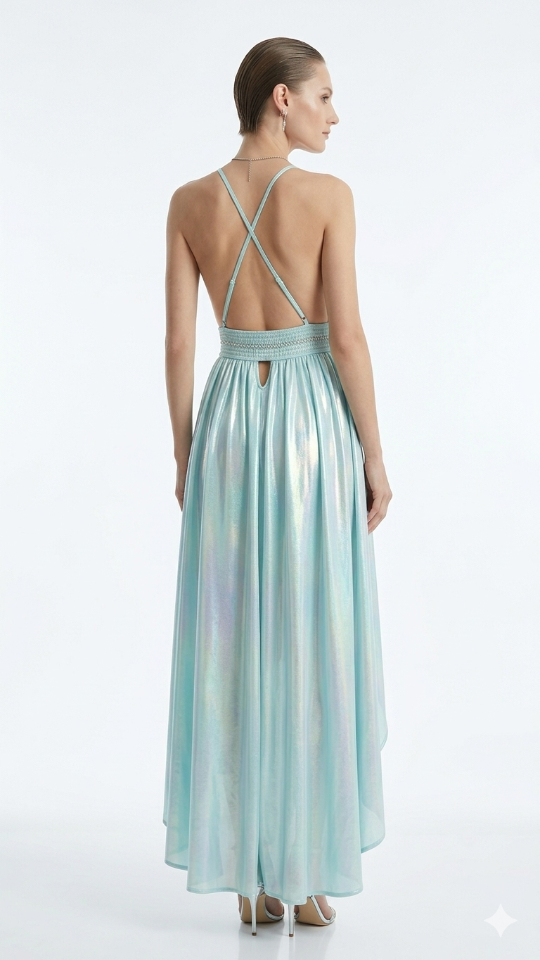 AMORE 26105 - Maxi Dress (Iridescent Polyester)