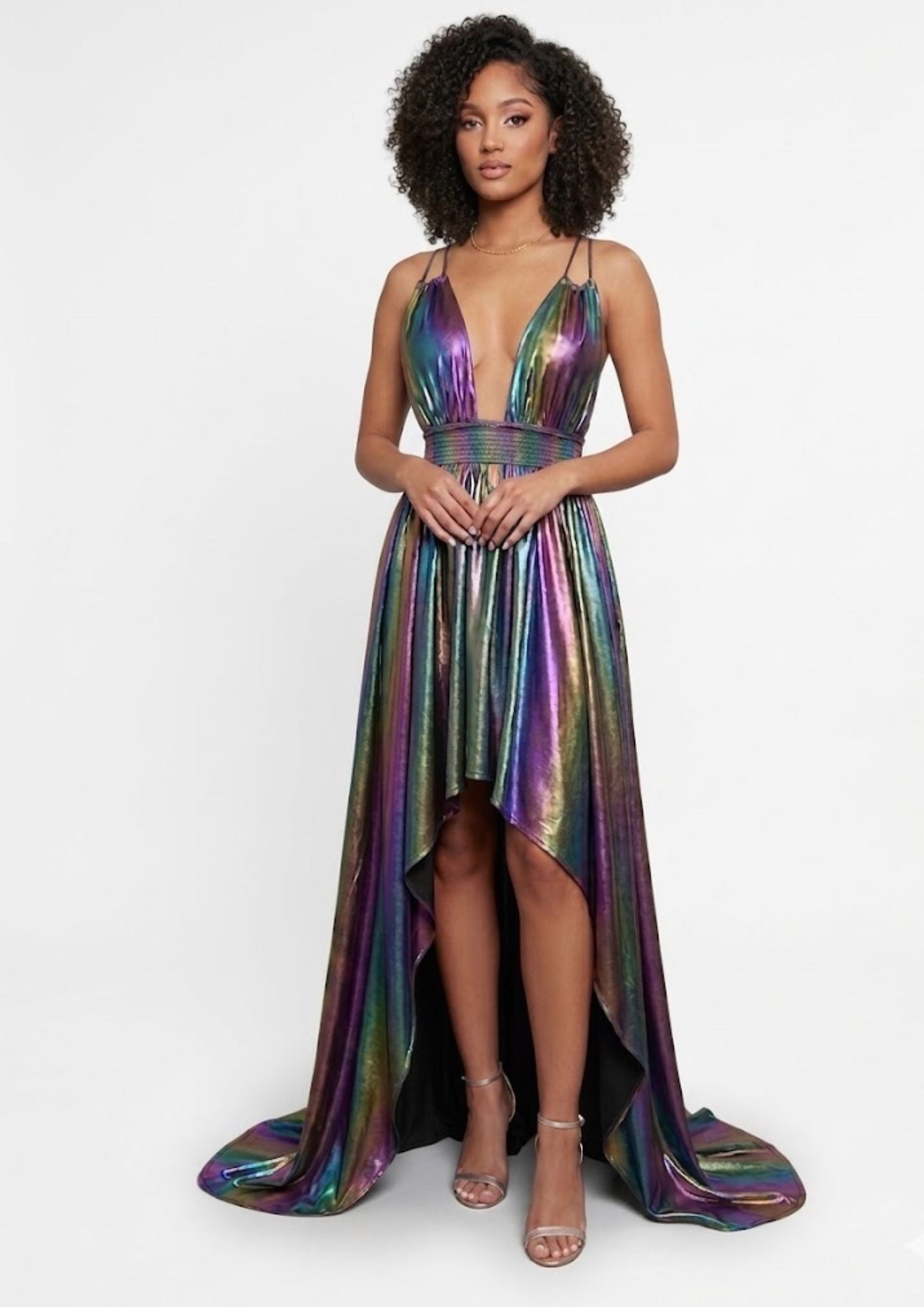 AMORE 26105 - Maxi Dress (Iridescent Polyester)