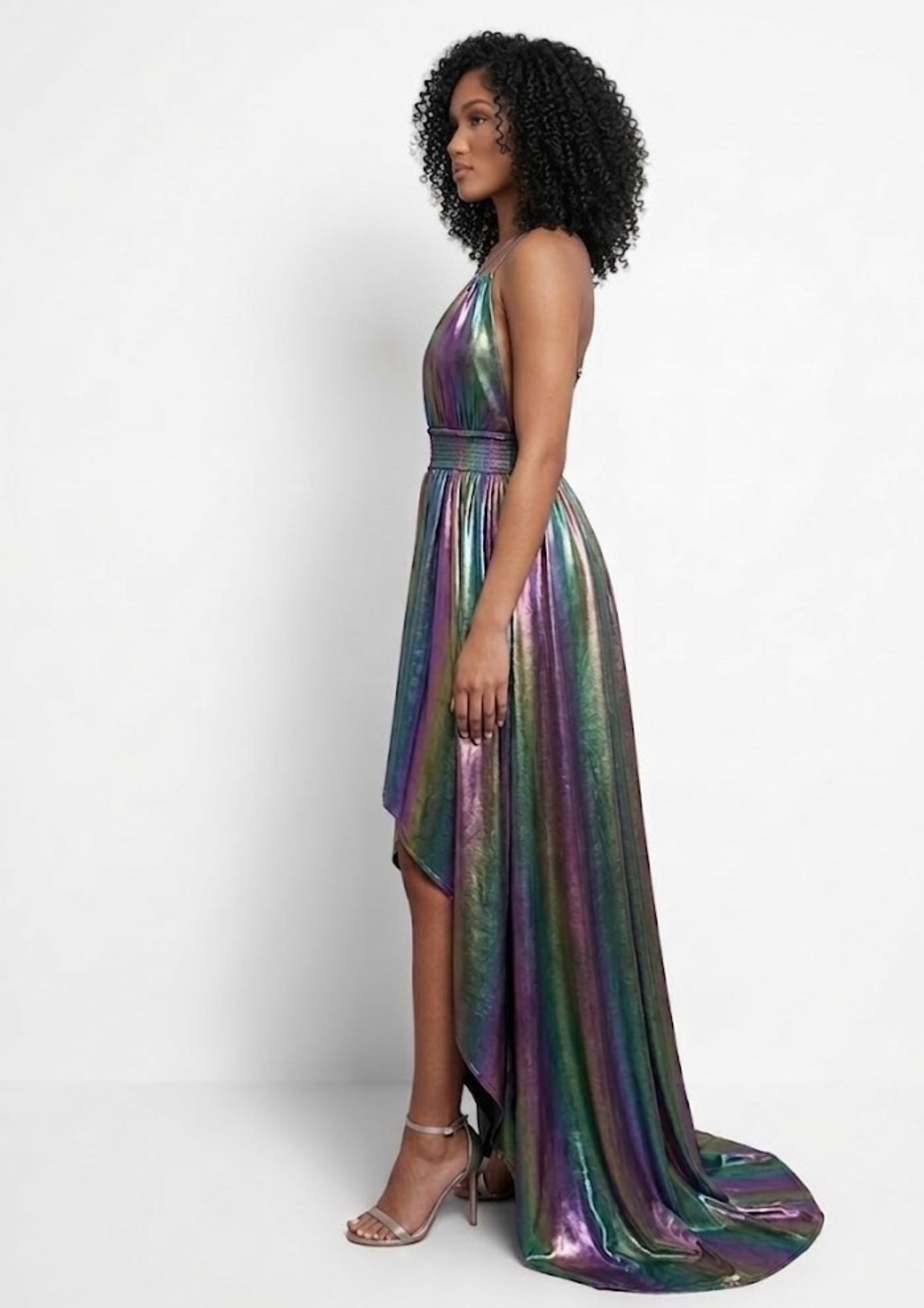 AMORE 26105 - Maxi Dress (Iridescent Polyester)