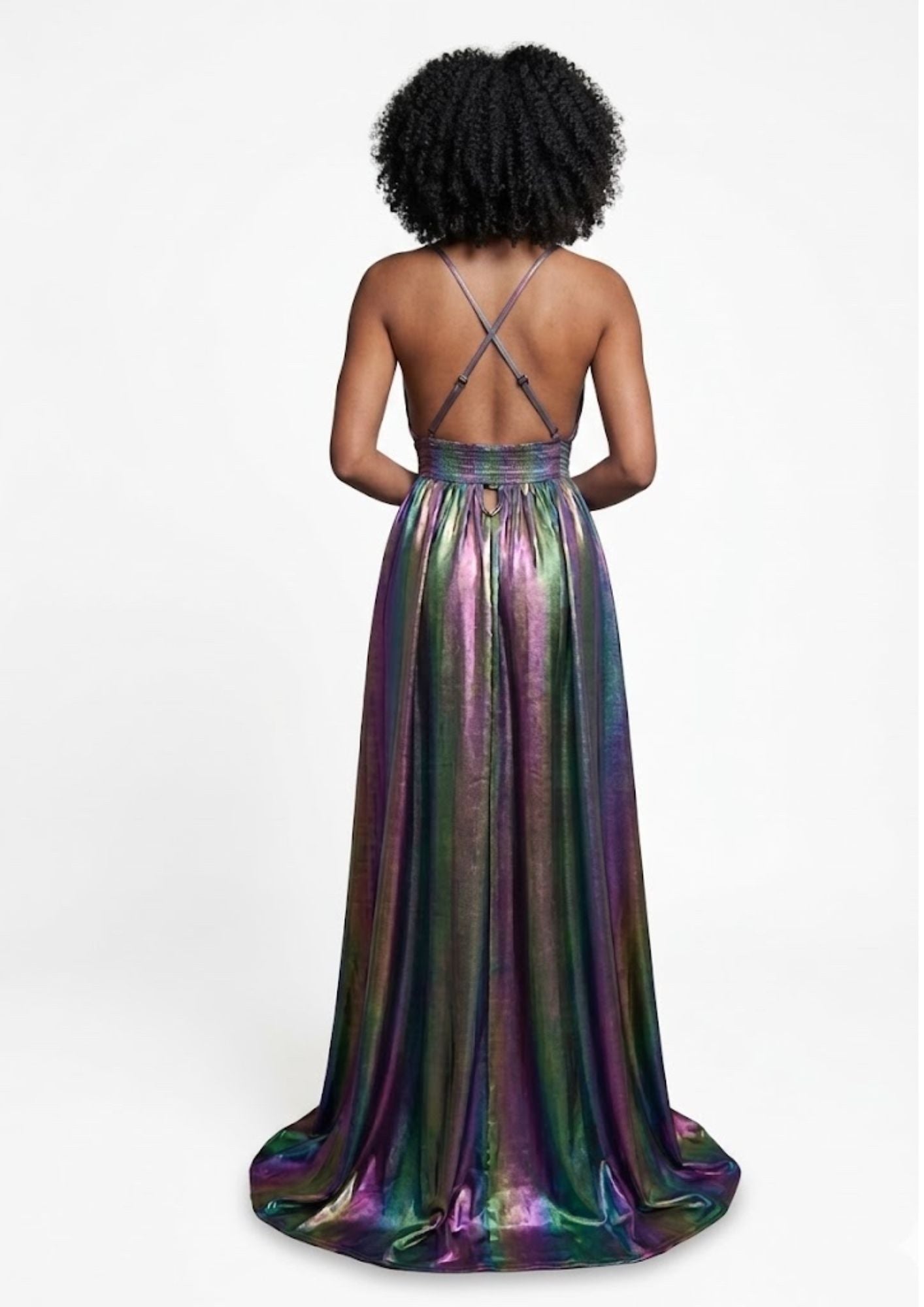 AMORE 26105 - Maxi Dress (Iridescent Polyester)
