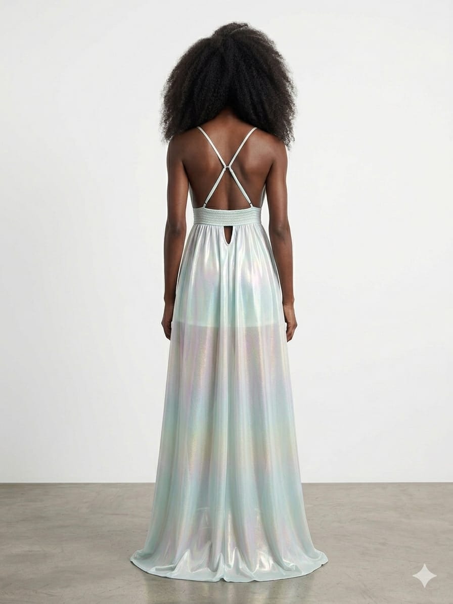 AMORE 26106 - Maxi Dress (Iridescent Polyester)