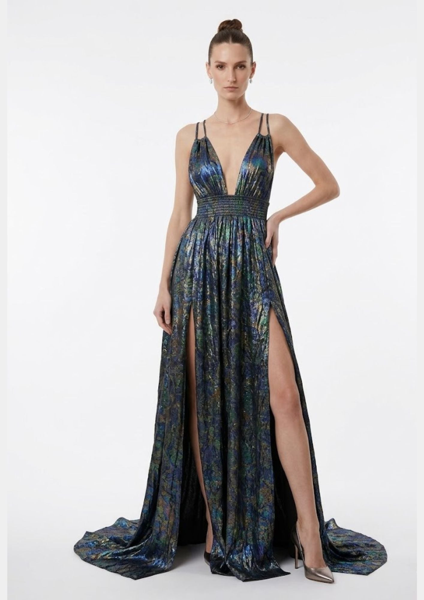 AMORE 26106 - Maxi Dress (Iridescent Polyester)