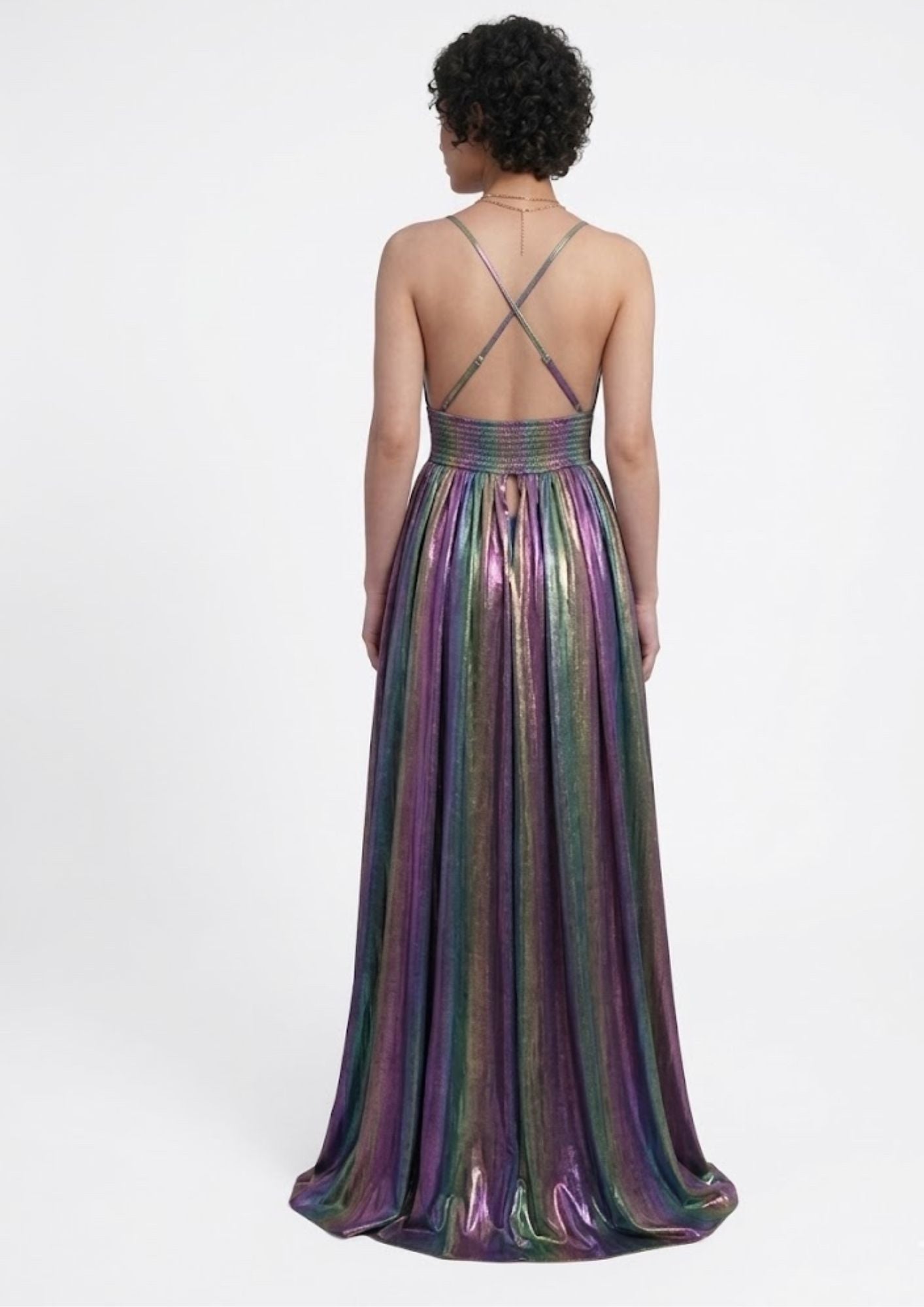 AMORE 26106 - Maxi Dress (Iridescent Polyester)