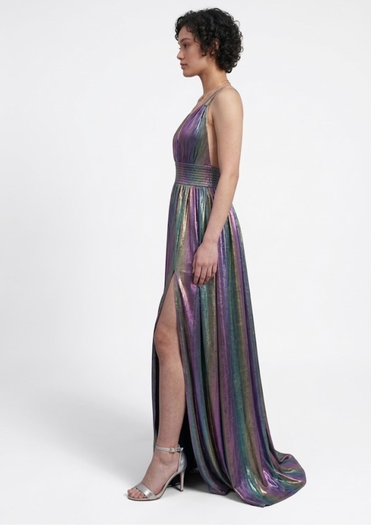 AMORE 26106 - Maxi Dress (Iridescent Polyester)