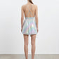 AMORE 26107 - Mini Skirt Dress (Iridescent Polyester)