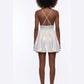 AMORE 26107 - Mini Skirt Dress (Iridescent Polyester)