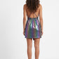 AMORE 26107 - Mini Skirt Dress (Iridescent Polyester)