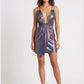 AMORE 26107 - Mini Skirt Dress (Iridescent Polyester)