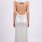 AMORE 26108 - Maxi Dress (Iridescent Polyester)