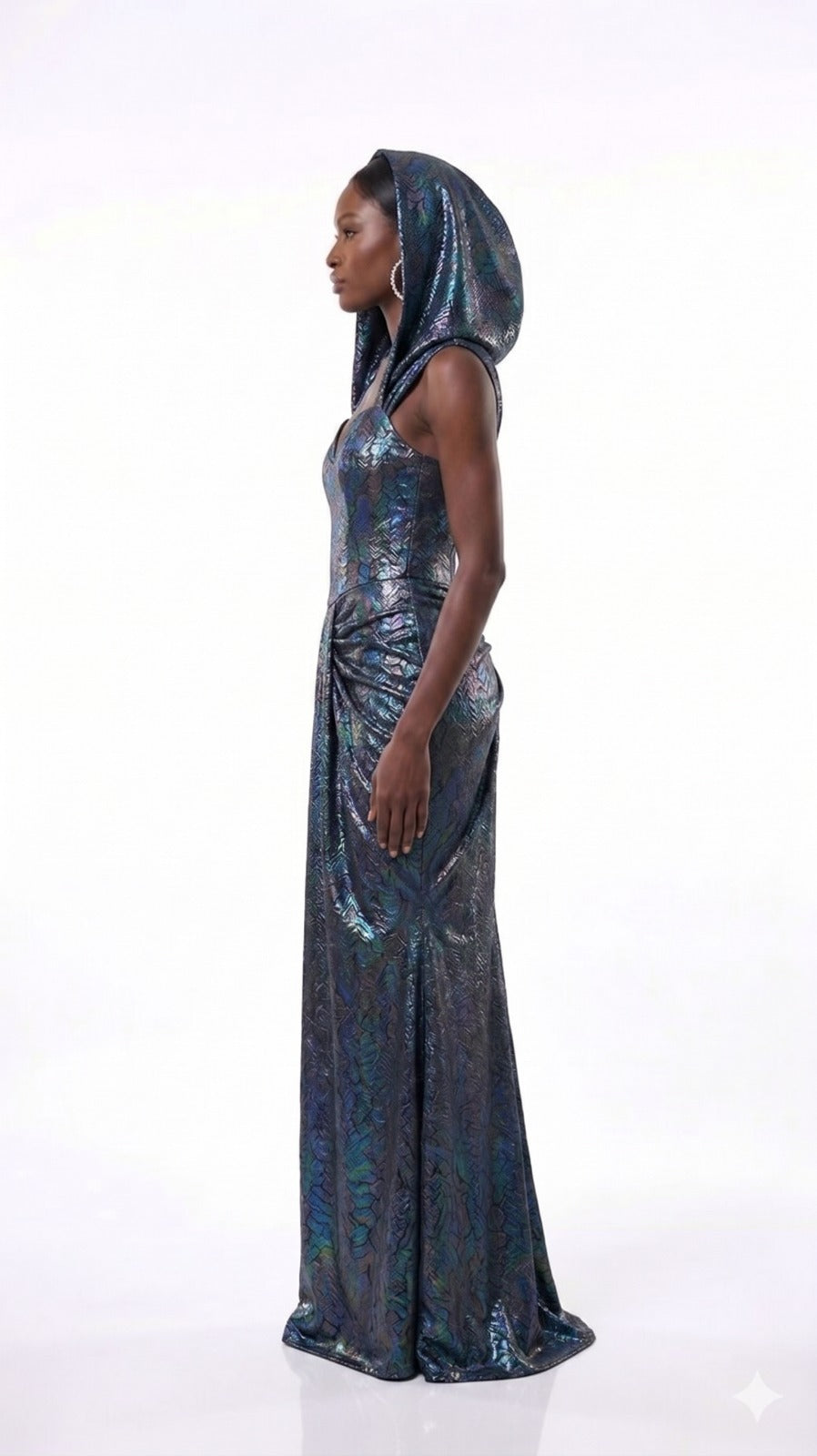AMORE 26110 - Maxi Dress (Iridescent Polyester)
