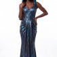 AMORE 26110 - Maxi Dress (Iridescent Polyester)