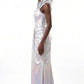 AMORE 26110 - Maxi Dress (Iridescent Polyester)