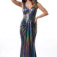 AMORE 26110 - Maxi Dress (Iridescent Polyester)