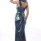 AMORE 26110 - Maxi Dress (Iridescent Polyester)